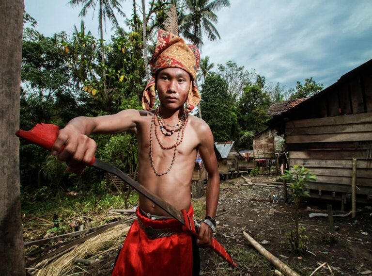 dayak tattoo iban di lengan